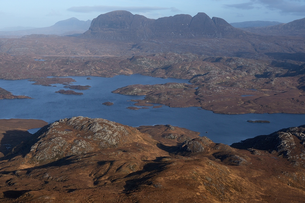 Quinag and Suilven across Loch Sionascaig