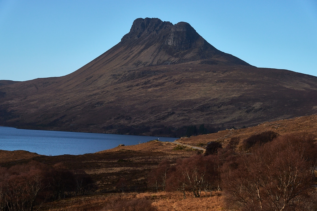 Stac Pollaidh from the roadside