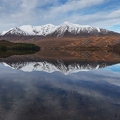 Beinn Eighe with reflection in Loch Clair