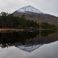 Sgurr Dubh reflected in Loch Clair